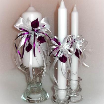 Handmade Wedding Unity Candles..