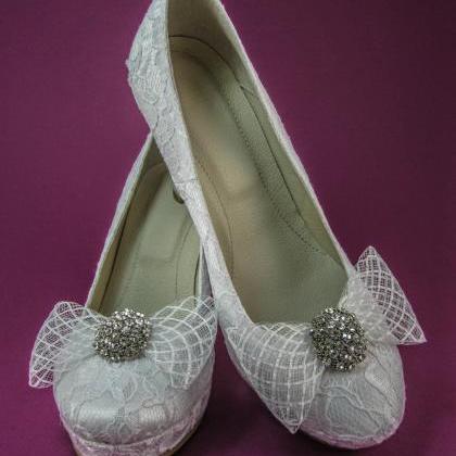 Crystal Wedding Shoe Clips, Bridal Shoe Clips,..