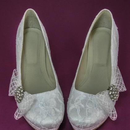 Crystal Wedding Shoe Clips, Bridal Shoe Clips,..
