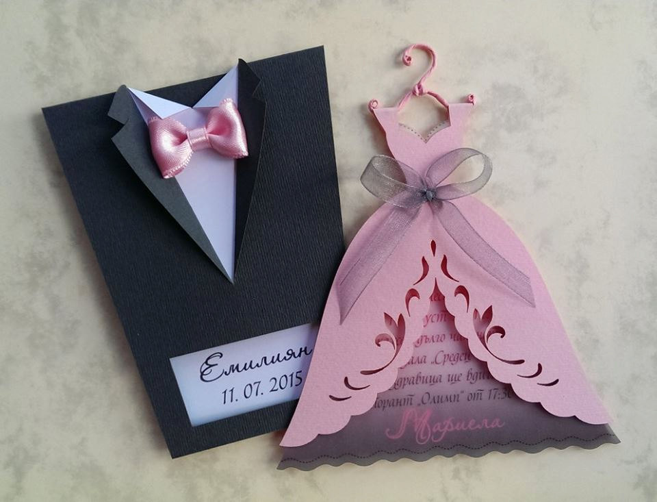 Bride And Groom Wedding Invitation