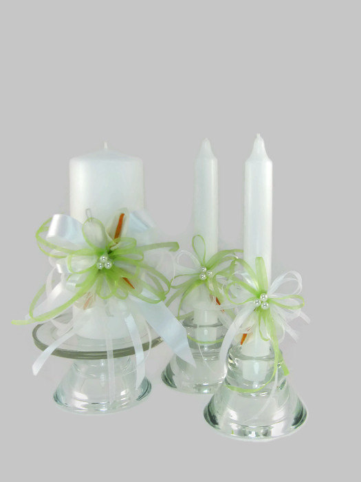 Handmade Wedding Unity Candles With Callas, Pillar Candle, Taper Candles, Personalized Candles, Unity Candle Set, White Calla Lilies