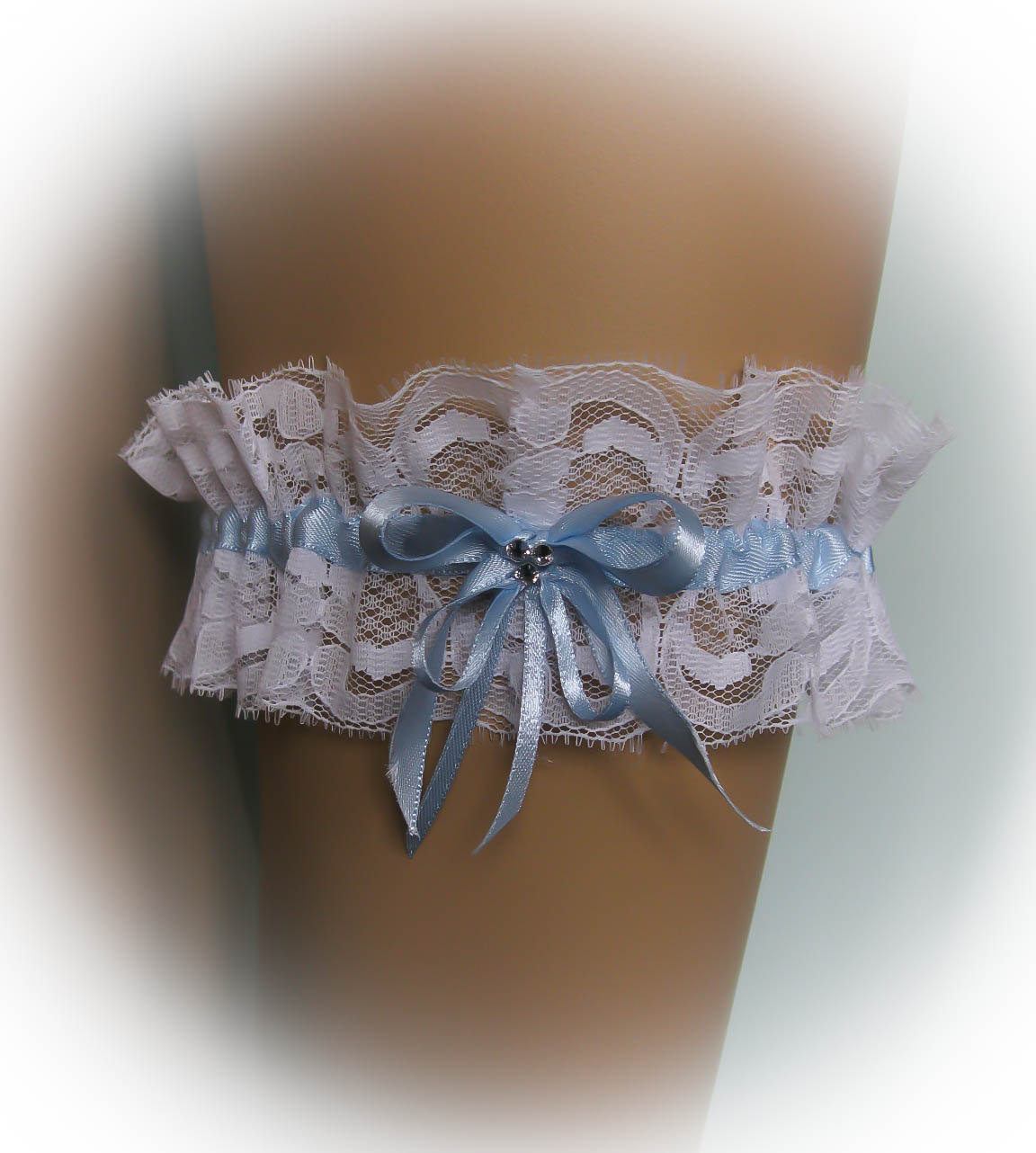 Lace Wedding Garter With Swarovski Crystals, White Garter, Bridal Garter, Vintage Garter, Stretch Garter, Crystal Garter, Prom Garter